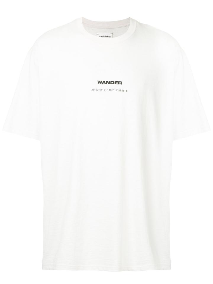 Song For The Mute Wander Oversized T-shirt - White