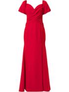 Rachel Gilbert Amalia Gown - Red