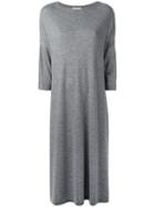 Barrie - Knitted Midi Dress - Women - Cashmere - S, Grey, Cashmere