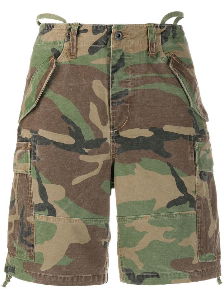Polo Ralph Lauren Camouflage Print Cargo Short - Green