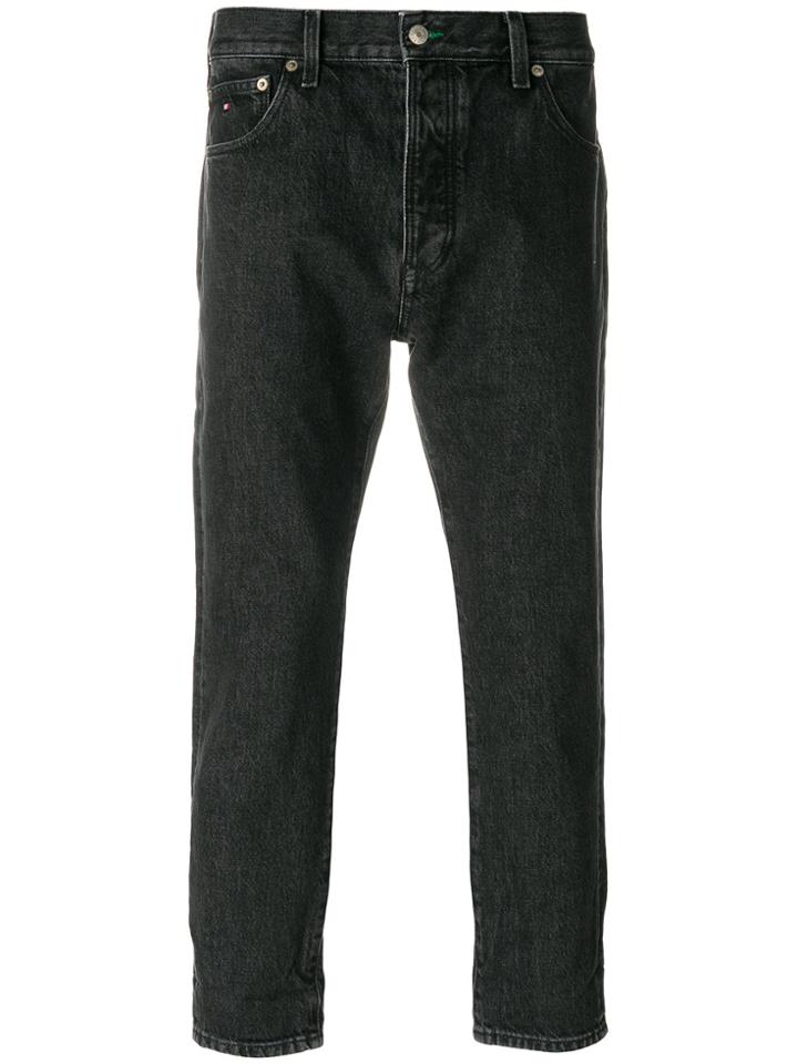 Tommy Jeans Low Rise Straight Jeans - Black