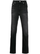 Calvin Klein Jeans Straight-leg Denim Jeans - Black