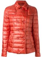 Herno Puffer Jacket, Women's, Size: 44, Yellow/orange, Feather Down/polyamide