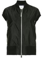 Sacai Sleeveless Bomber Jacket - Black