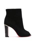 Zeferino Wool Ankle Boots - Black