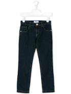 Young Versace - Logo Stamp Jeans - Kids - Cotton/polyester - 12 Yrs, Blue