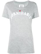 Zoe Karssen 'formidable' T-shirt, Women's, Size: Small, Grey, Cotton/modal