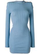 Balmain Knitted Dress - Blue