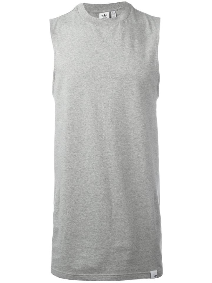 Adidas Xbyo Tank Top, Women's, Size: 42, Grey, Cotton