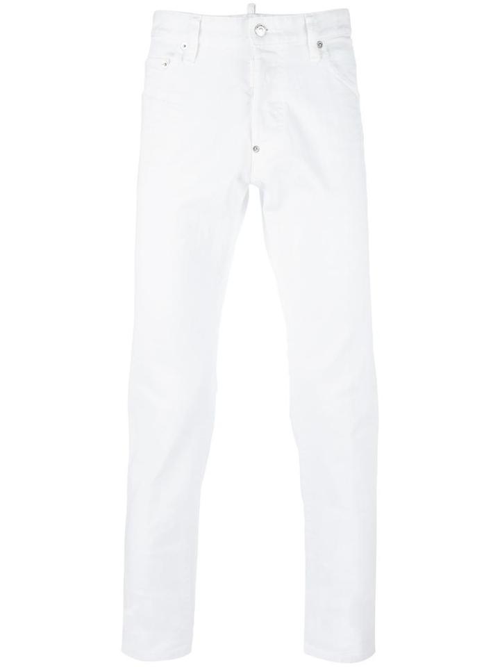 Dsquared2 Cool Guy Jeans, Men's, Size: 48, White, Cotton