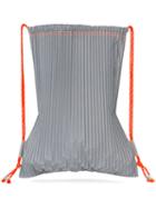 Marios - Pleated Drawstring Bag - Women - Polyester - One Size, Women's, Grey, Polyester