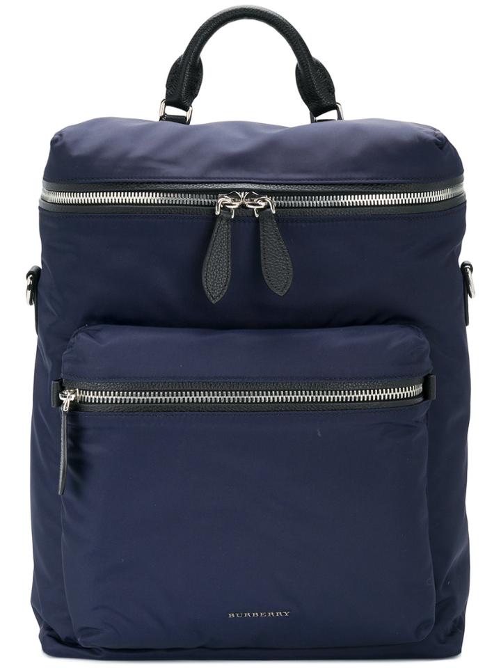 Burberry Showerproof Backpack - Blue
