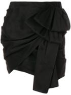 Magda Butrym Sofia Draped Skirt - Black