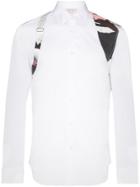 Alexander Mcqueen Print Harness Shirt - White