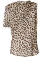 Twin-set Leopard Print Tank Top - Brown