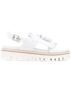 Baldinini Fringe Sandals - White
