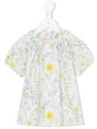 Amaia - Flowery Shirt - Kids - Cotton - 4 Yrs, White