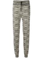 M Missoni - Jogger-style Sweatpants - Women - Cotton/polyamide/viscose/metallic Fibre - 42, Women's, Black, Cotton/polyamide/viscose/metallic Fibre