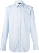 Emporio Armani Fine Striped Shirt - Blue