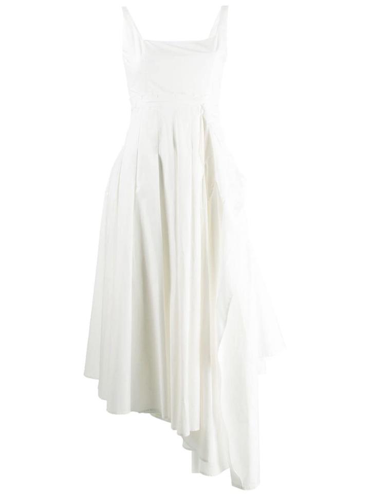 A.w.a.k.e. Mode Asymmetric Maya Dress - White