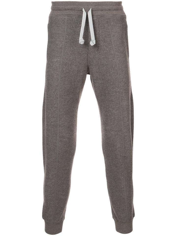 Wings+horns Classic Sweatpants - Brown
