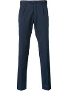 Pt01 - Tailored Trousers - Men - Virgin Wool - 46, Blue, Virgin Wool