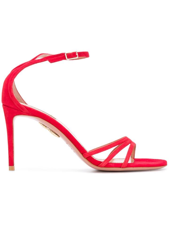 Aquazzura Very Purist 85 Sandals - Red