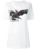 Neil Barrett 'horse Eagle' T-shirt, Women's, Size: Medium, White, Cotton