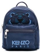 Kenzo Mini Satin Tiger Rucksack Holiday Capsule - Blue