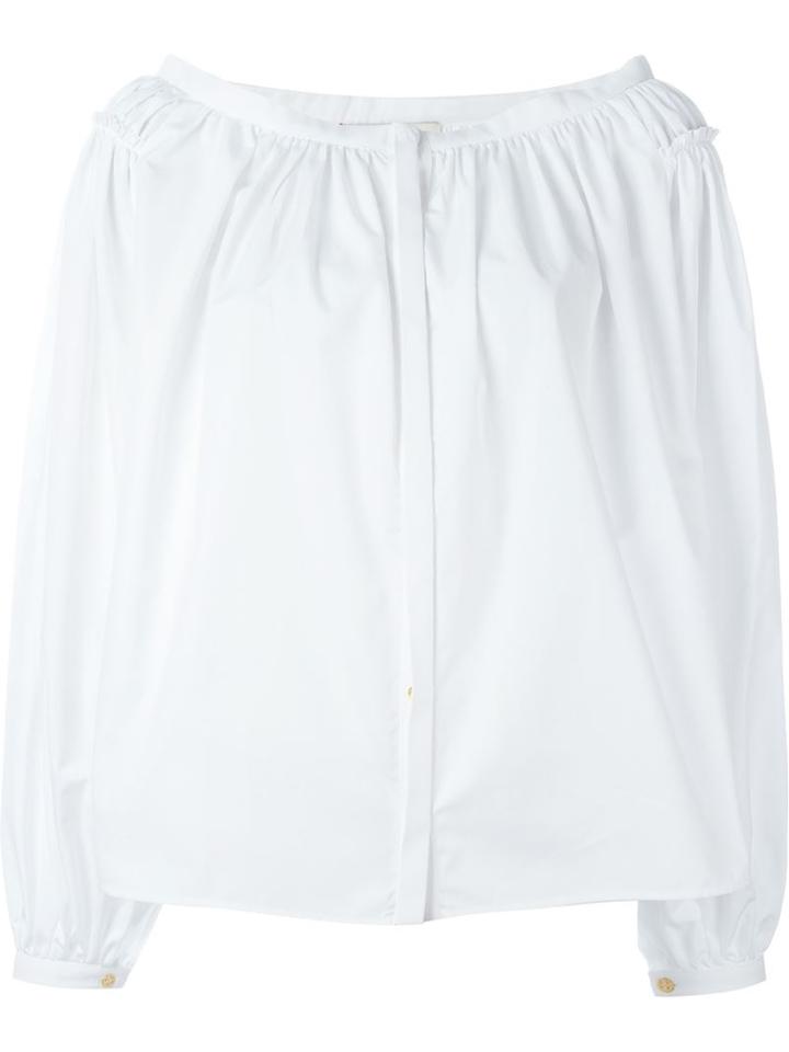 Maison Rabih Kayrouz Wide Neck Blouse