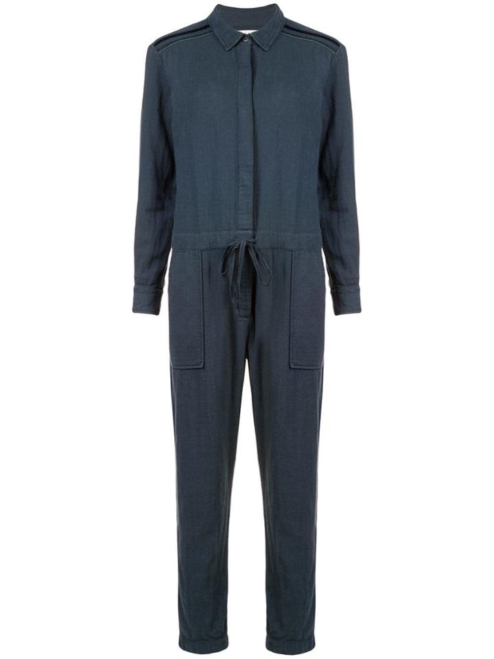 Xirena Truit Tavern Twill Jumpsuit - Blue