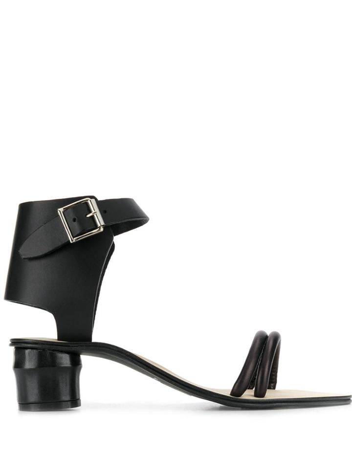 Rebecca Minkoff Block Heel Sandals - Black