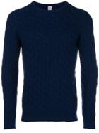 Eleventy Round Neck Sweater - Blue