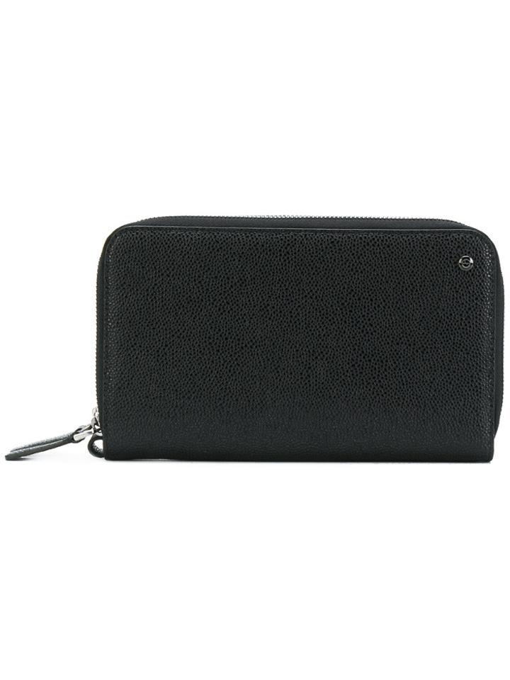 Giorgio Armani All Around Zip Wallet - Black