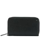 Giorgio Armani All Around Zip Wallet - Black