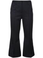 Dorothee Schumacher Kick Flare Cropped Trousers - Black