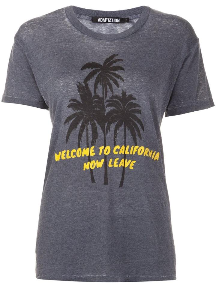 Adaptation Vintage Palm T-shirt - Grey