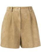 Nili Lotan High-waisted Shorts - Neutrals
