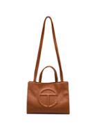 Telfar Medium Logo Shopping Bag - Brown