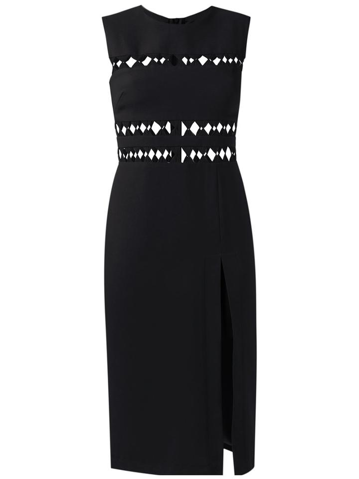 Reinaldo Lourenço - Shift Dress - Women - Acetate - 36, Black, Acetate