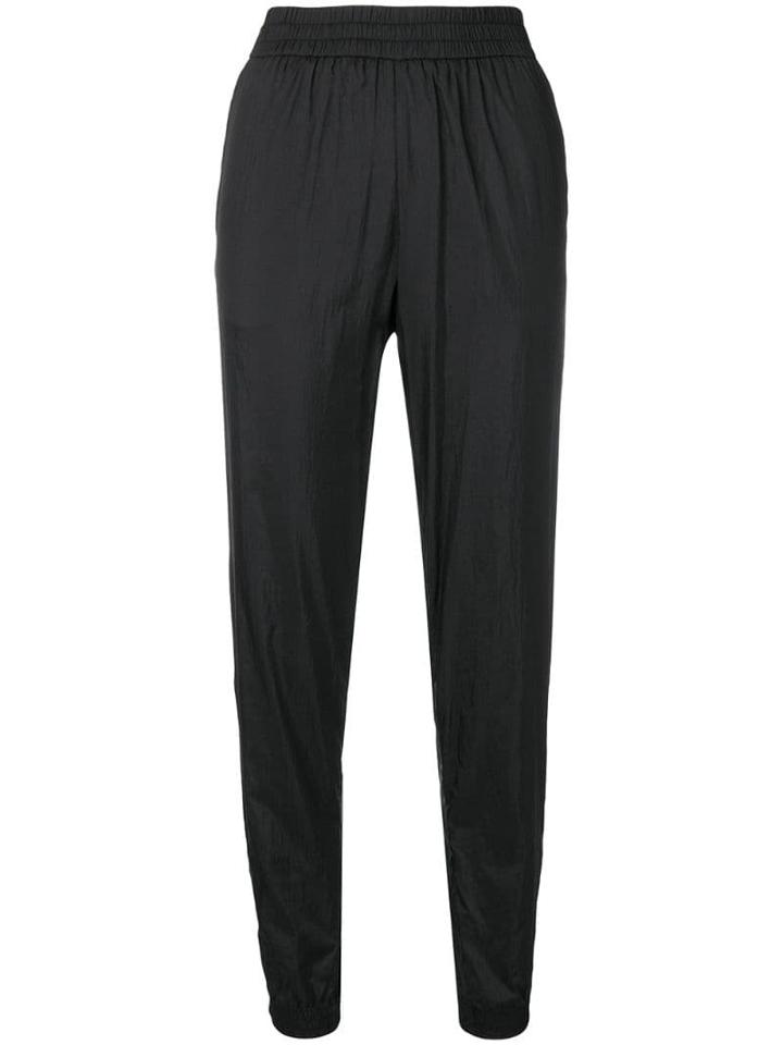 Paco Rabanne Tapered Track-style Trousers - Black