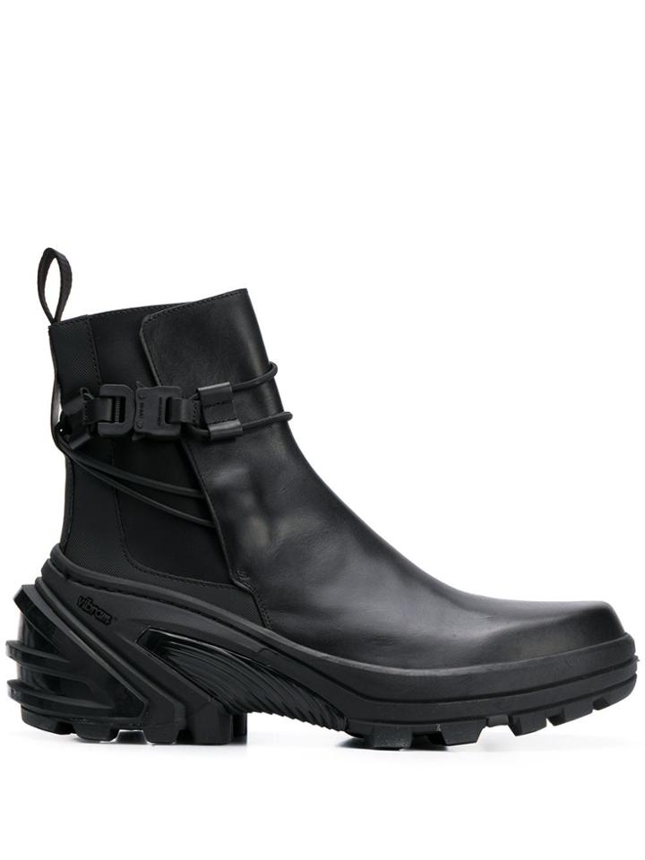 1017 Alyx 9sm Buckle Ankle Boots - Black