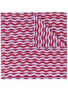 L'autre Chose Graphic Print Scarf - Blue