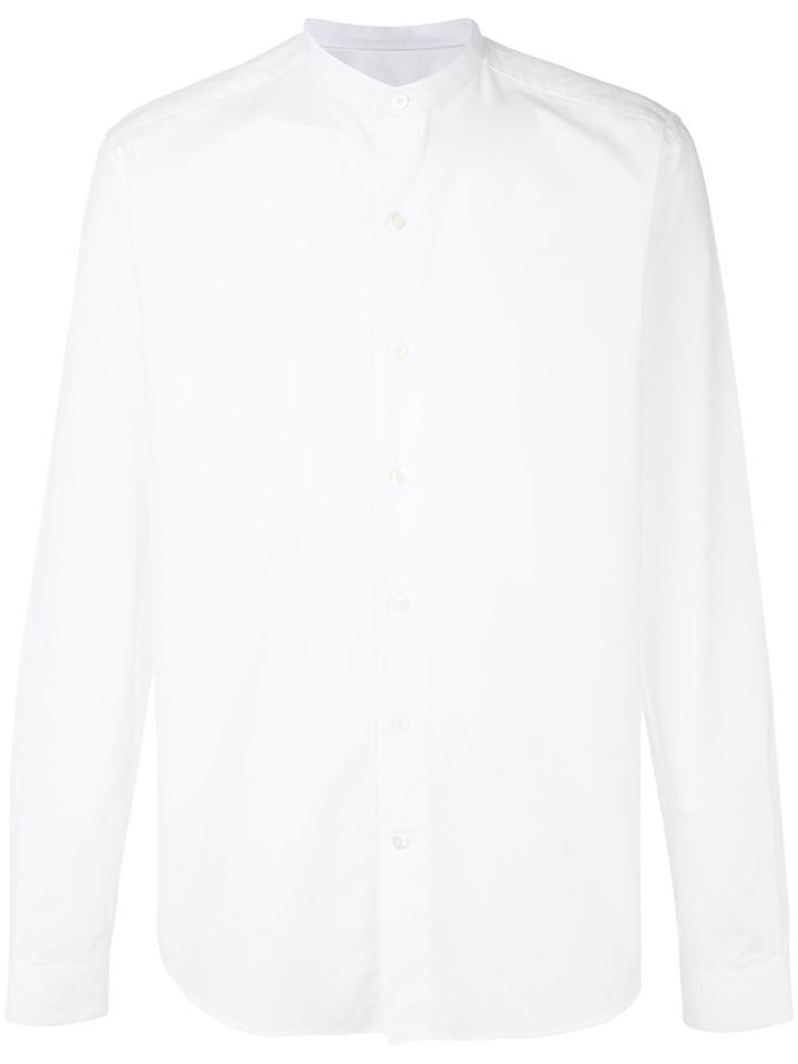 Ami Alexandre Mattiussi Mao Collar Shirt - White
