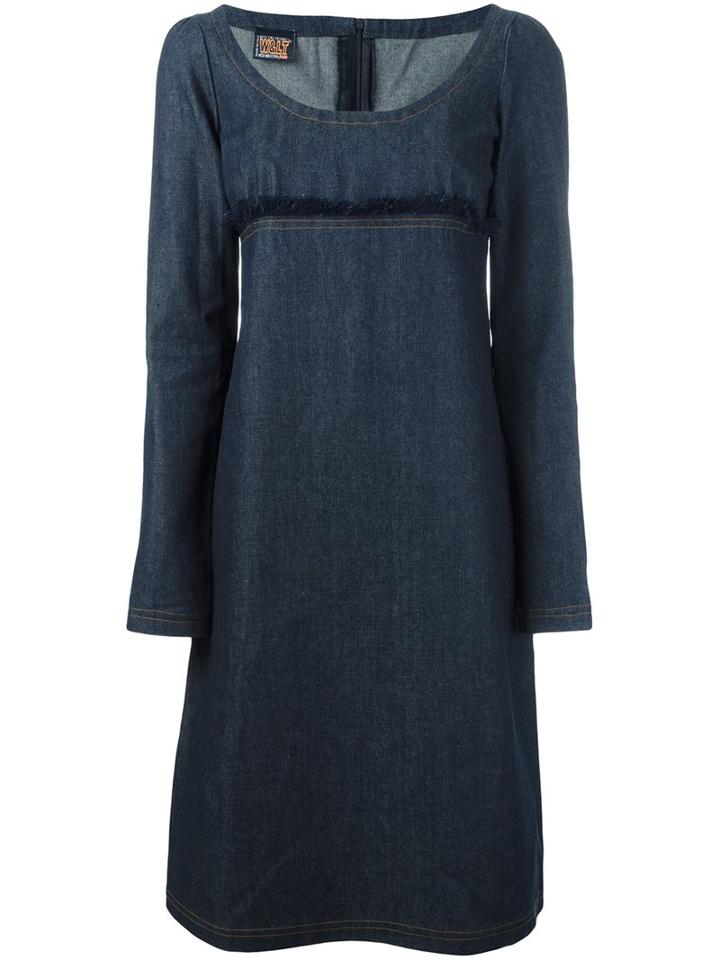 Walter Van Beirendonck Vintage A-line Denim Dress