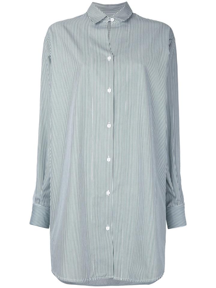 Christopher Esber Oversized Railroad Shirt Dress - Green