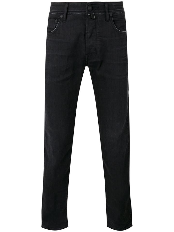 Jacob Cohen - Straight Leg Jeans - Men - Cotton/polyester/spandex/elastane - 34, Black, Cotton/polyester/spandex/elastane