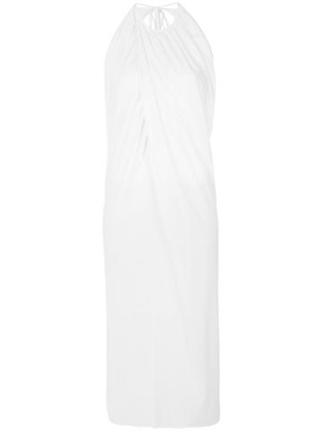 Rick Owens Lilies Twist Front Dress - White