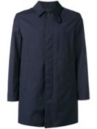 Mackintosh Navy Storm System Wool Short Coat Gm-002bs - Blue