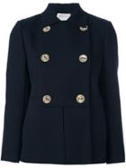 Maison Rabih Kayrouz Double Breasted Fitted Jacket - Blue